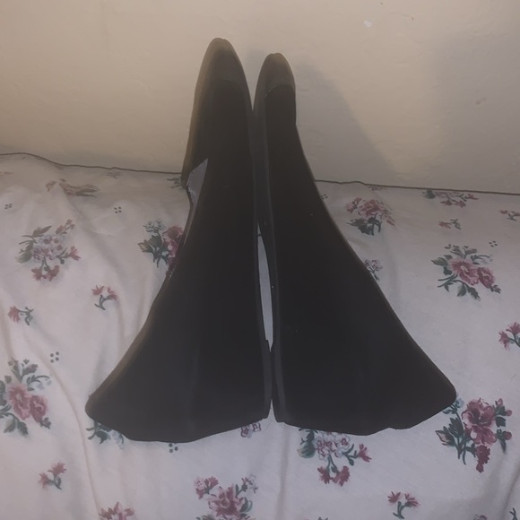 Aquatalia by Marvin K Sacchetto Slip On Wedge Size 8.5 Suede Leather Cap Toe - Picture 5 of 8